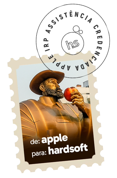 Selo e carimbo de certificação IRP Apple HardSoft